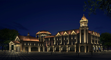 光臣照明再次成交福州名城長(zhǎng)樂(lè)幼兒園夜景工程