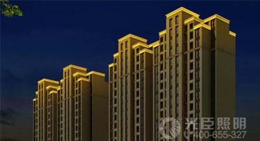 金黃光洗墻燈 讓低調的商貿城營造奢華效果