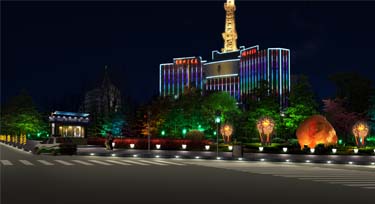 LED數(shù)碼管廠家教你如何打造“山水洲城”的特色夜景。