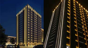 恭賀贛州徐總順利完成洗墻燈安裝并正式亮燈！