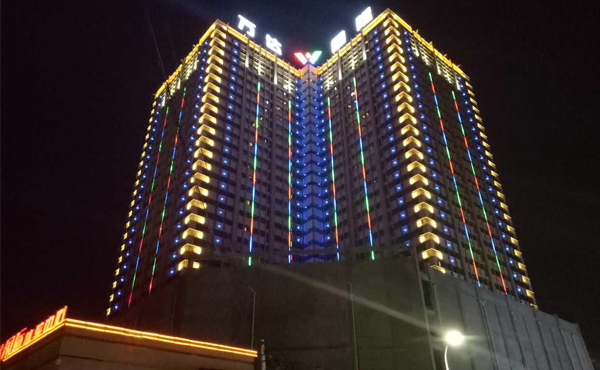 【河南】南陽萬達(dá)國際線條燈亮化