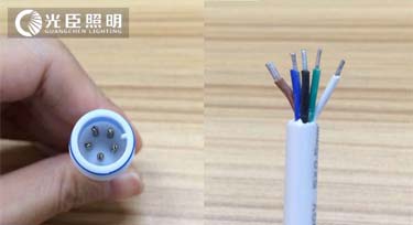 RGB線型燈的五芯線分別代表了什么?