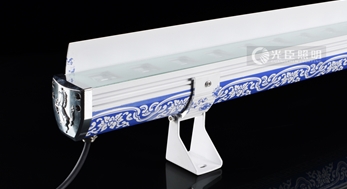 光亞展特輯，光臣照明青花瓷主題新款LED大功率洗墻燈