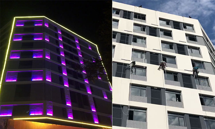 公寓亮化案例 公寓亮化案例